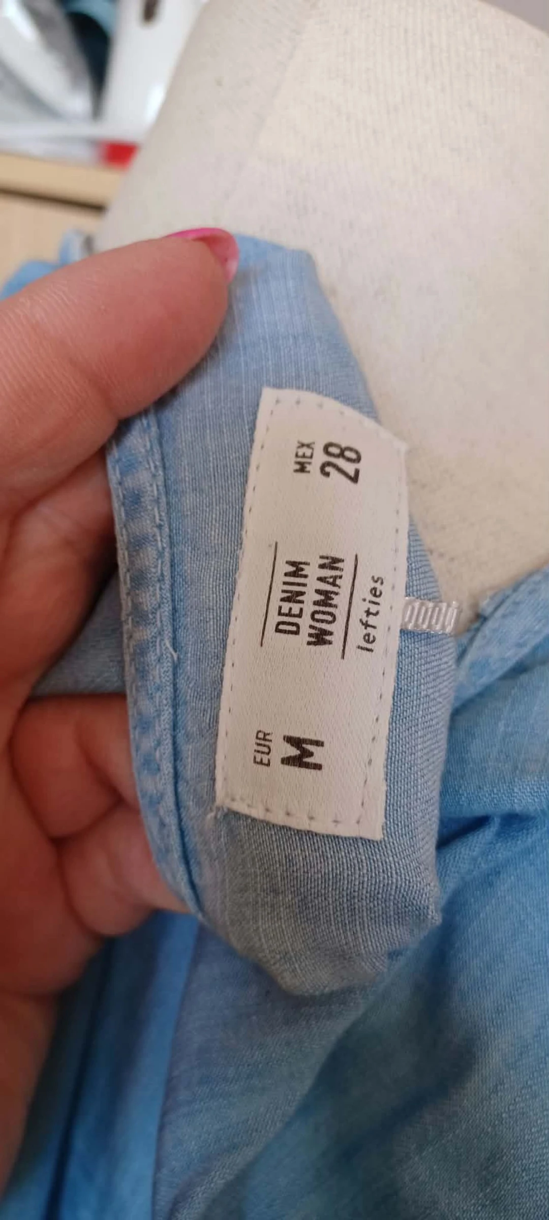 Very pretty fine denim maxi dress for women size M – photo 7